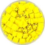 miyuki tila 5x5 mm - opaque yellow