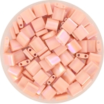 miyuki tila 5x5 mm - opaque luster tea rose