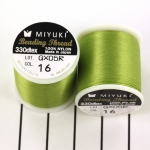 miyuki beading thread B - green light fennel