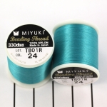 miyuki beading thread 50 meter - blue azure