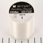 XL miyuki beading thread B - white 500 meter