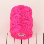 c-lon bead cord tex 400 0.9 mm - fluo hot pink