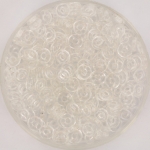 O bead 2x4 mm - crystal transparant
