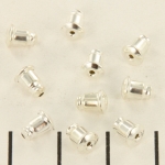 oorbel achterkantje - lichtzilver