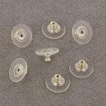 oorbel stopper plat - 12 mm