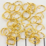 open ring goud - 10 mm