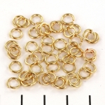 open ring goud - 6 mm