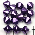 acrylic pearls conical - purple