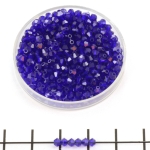 preciosa bicone 3 mm - cobalt blue