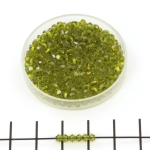 preciosa bicone 3 mm - olivine