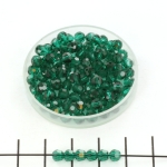 preciosa rond facet 4 mm - emerald
