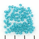 preciosa bicone 3 mm - blue zircon
