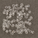 preciosa bicone 3 mm - crystal transparant