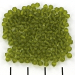 preciosa bicone 3 mm - olivine matt