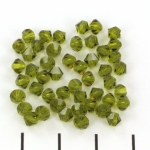 preciosa bicone 4 mm - Olivine