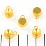 puntsteen settings bedel 14 mm - goud