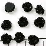 rose 11 mm - black