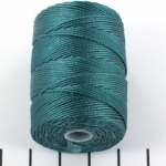 c-lon bead cord 0.5 mm - cerulean turquoise