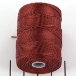 c-lon bead cord 0.5 mm - sienna