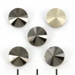 rivoli 10 mm - hematite silver
