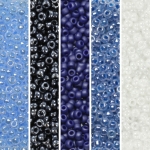 miyuki seed beads 11/0 - blue wonder