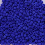 seed beads 12/0 frosted opaque - blue