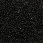 rocailles 12/0 opaque - zwart