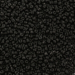 seed beads 8/0 opaque - black