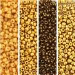miyuki seed beads 11/0 - golden sun