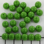 basiskraal rond 8 mm - groen opaque green