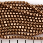 Preciosa pearls 4 mm - bronze