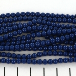 Preciosa pearls 4 mm - navy blue