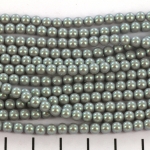 Preciosa pearls 4 mm - pearlescent grey