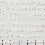 chain oval 5 mm - silver