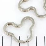 key ring - disney silver