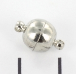 magnetisch slotje supersterk - 8 mm zilver