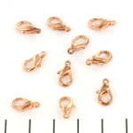 clasp lobster claw - copper 12 mm