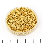 metalen spacer kraal - goud 2 mm