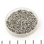 stainless steel bead spacer - silver 2 mm