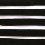 plat suede koord 10 mm - zwart