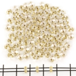 superduo 2.5 x 5 mm - crystal gold lined