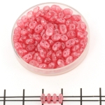 superduo 2.5 x 5 mm - frozen matte hot cranberry