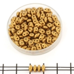 superduo 2.5 x 5 mm - metallic matte goldenrod
