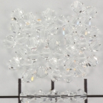 swarovski xilion bicone 3 mm - crystal