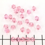 swarovski xilion bicone 6 mm - light rose
