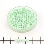 Tsjechisch facet rond 3 mm - opaque green pea