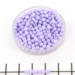 Tsjechisch facet rond 3 mm - powdery pastel purple