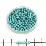 Tsjechisch facet rond 3 mm - saturated metallic island paradise