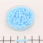 Tsjechisch facet rond 3 mm - sky blue coral