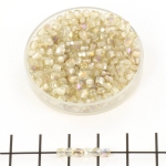 Czech faceted round 3 mm - twilight crystal